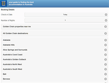 Tablet Screenshot of intranet.goldenchain.com.au