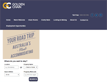 Tablet Screenshot of goldenchain.com.au